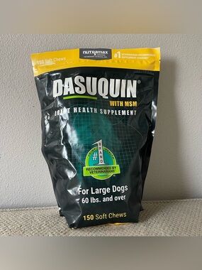 New Dasuquin 150 MSM large dogs 60lbs over Soft Chews Exp. 2/2027 Joint Health